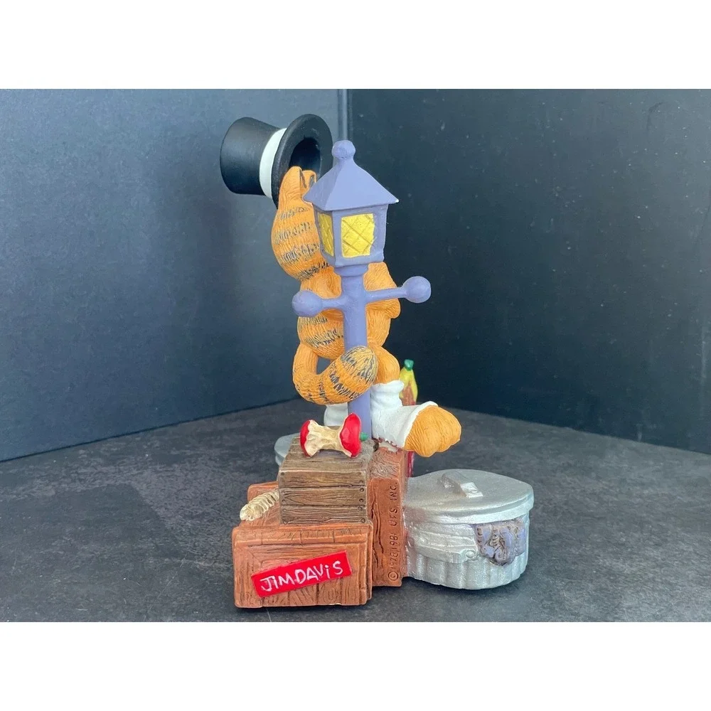Vintage 1993 Danbury Mint Garfield Midnight Serenade Figurine Jim Davis Alley